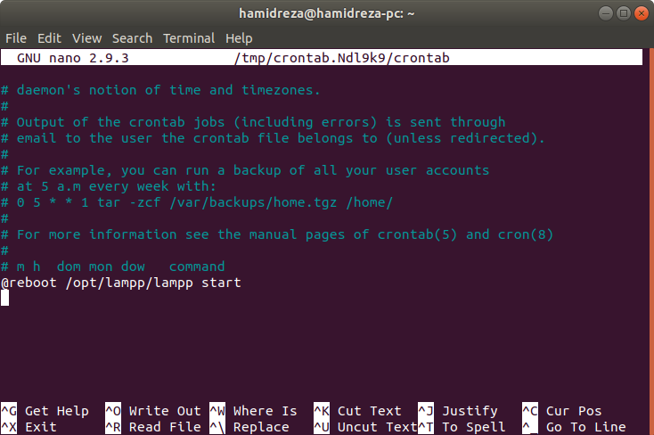 Crontab скрипт. Файл crontab Ubuntu. Crontab примеры. Crontab выполнять задания. Cron Linux примеры.